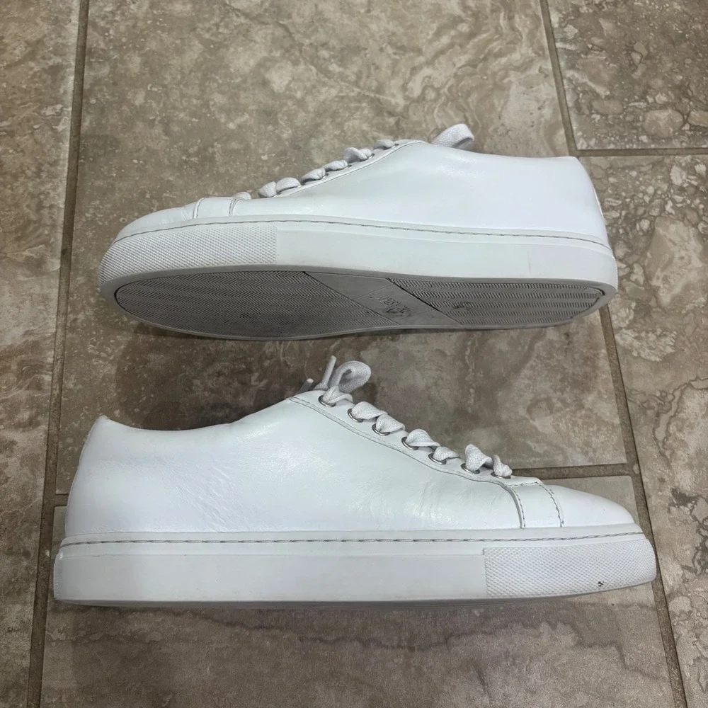 Thursday Boot Company Premier Low Top White Leather Sneakers Womens‎ 7.5